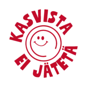 Kasvista ei jätetä -tunnus_punainen