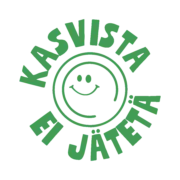 Kasvista ei jätetä -tunnus_vihreä