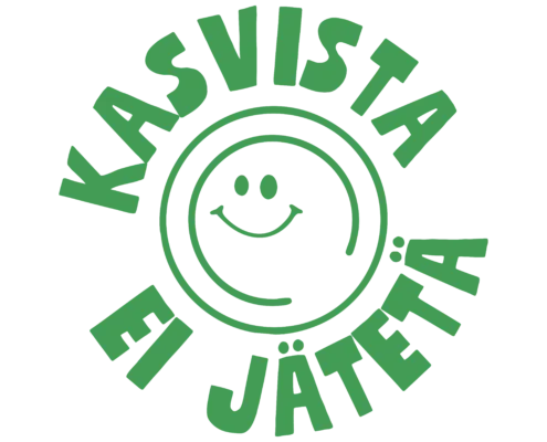 Kasvista ei jätetä -tunnus_vihreä